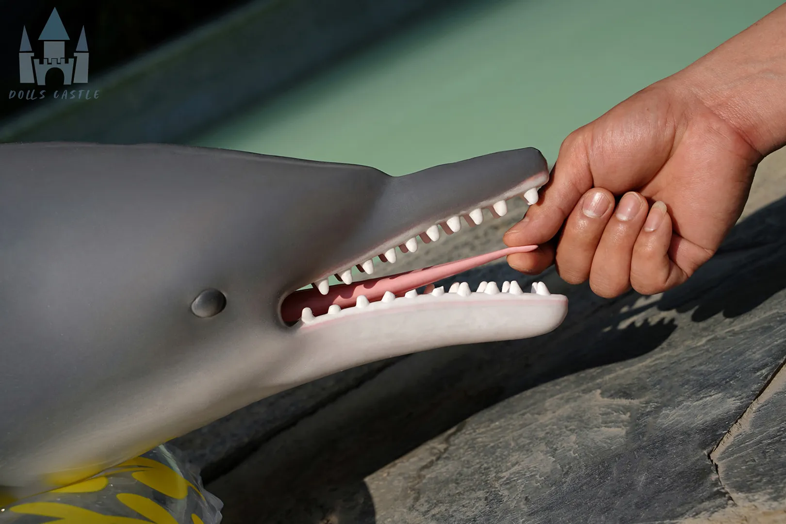 Patung Seks Silikon Dolphin 130cm (4 kaki 3 inci) dengan Reka Bentuk Realistik
